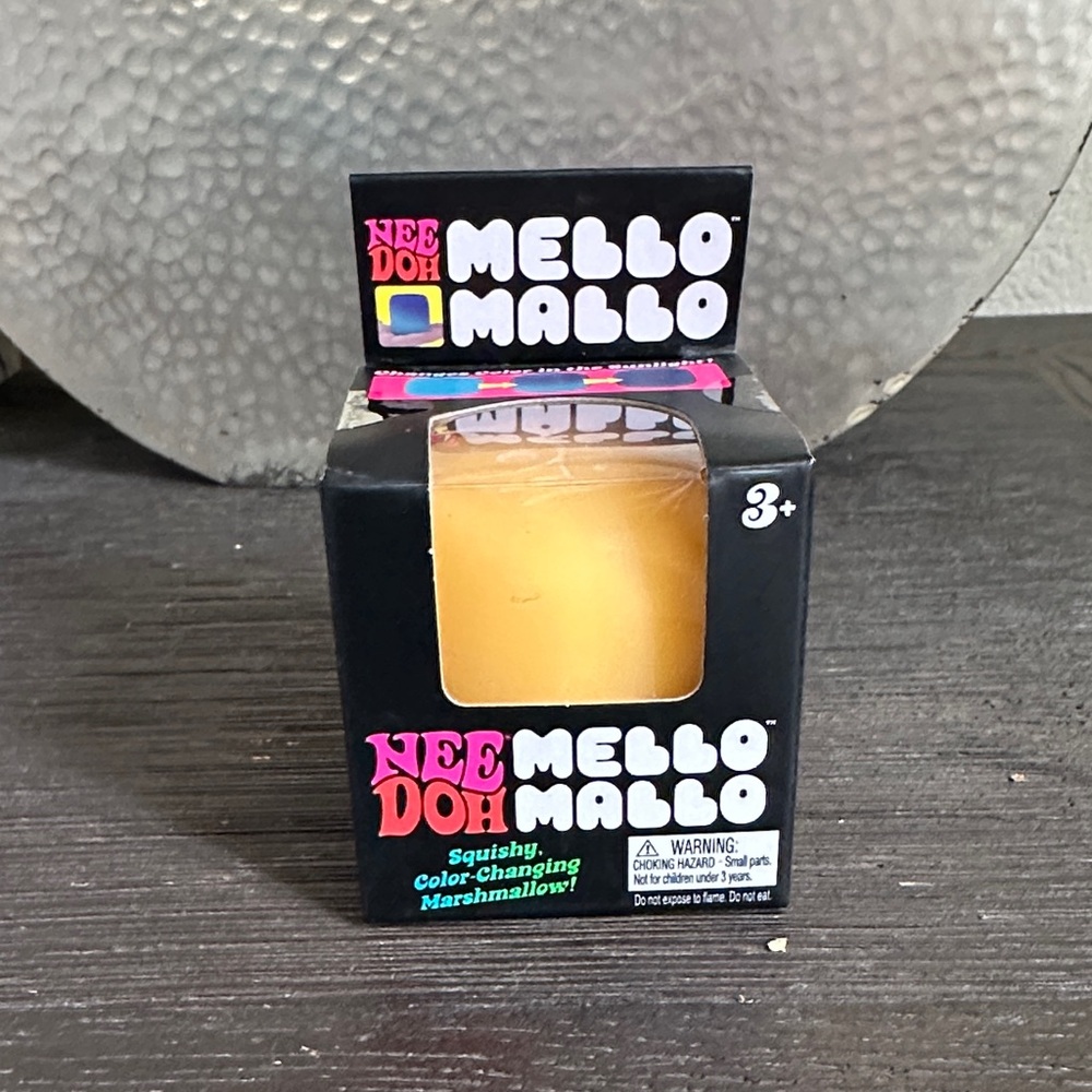 VIRAL 🌪️🐣 NeeDoh Mello Mallo Color-Changing Marshmallow Squishy - Yellow 🐣🚀